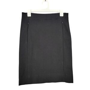 DIANE VON FURSTENBERG Black New Koto Stretch Viscose Pencil Skirt SIZE 10